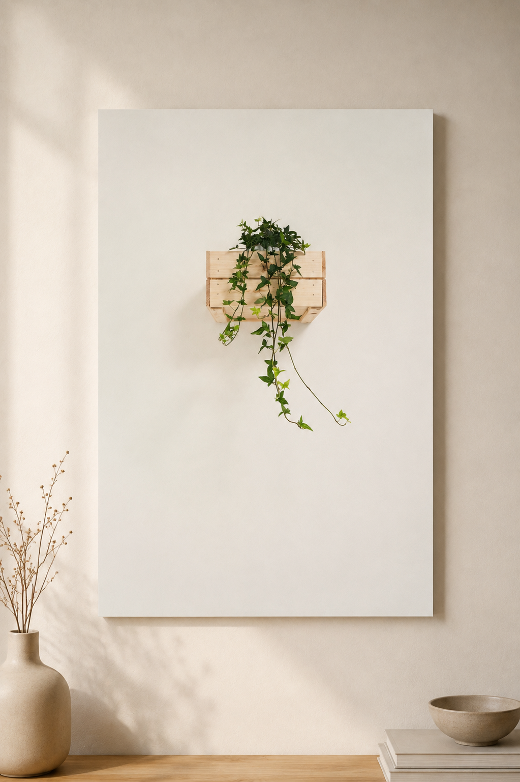Botanical Serenity — Minimalist Botanical Wall Art