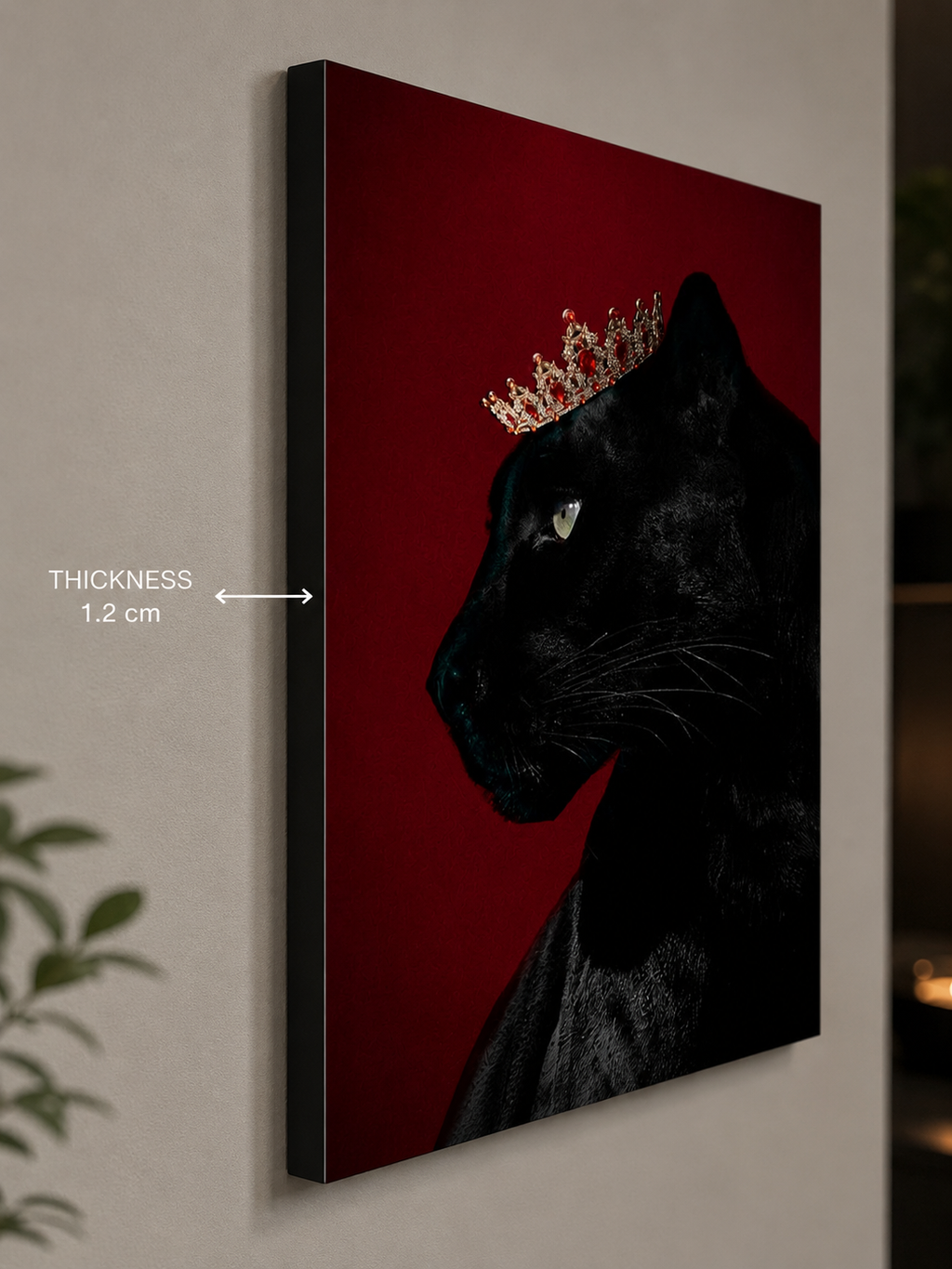 The Black Panther Queen — Luxury Panther Wall Art
