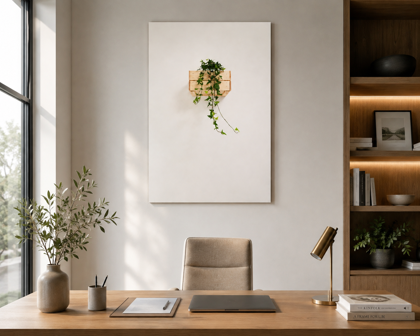Botanical Serenity — Minimalist Botanical Wall Art