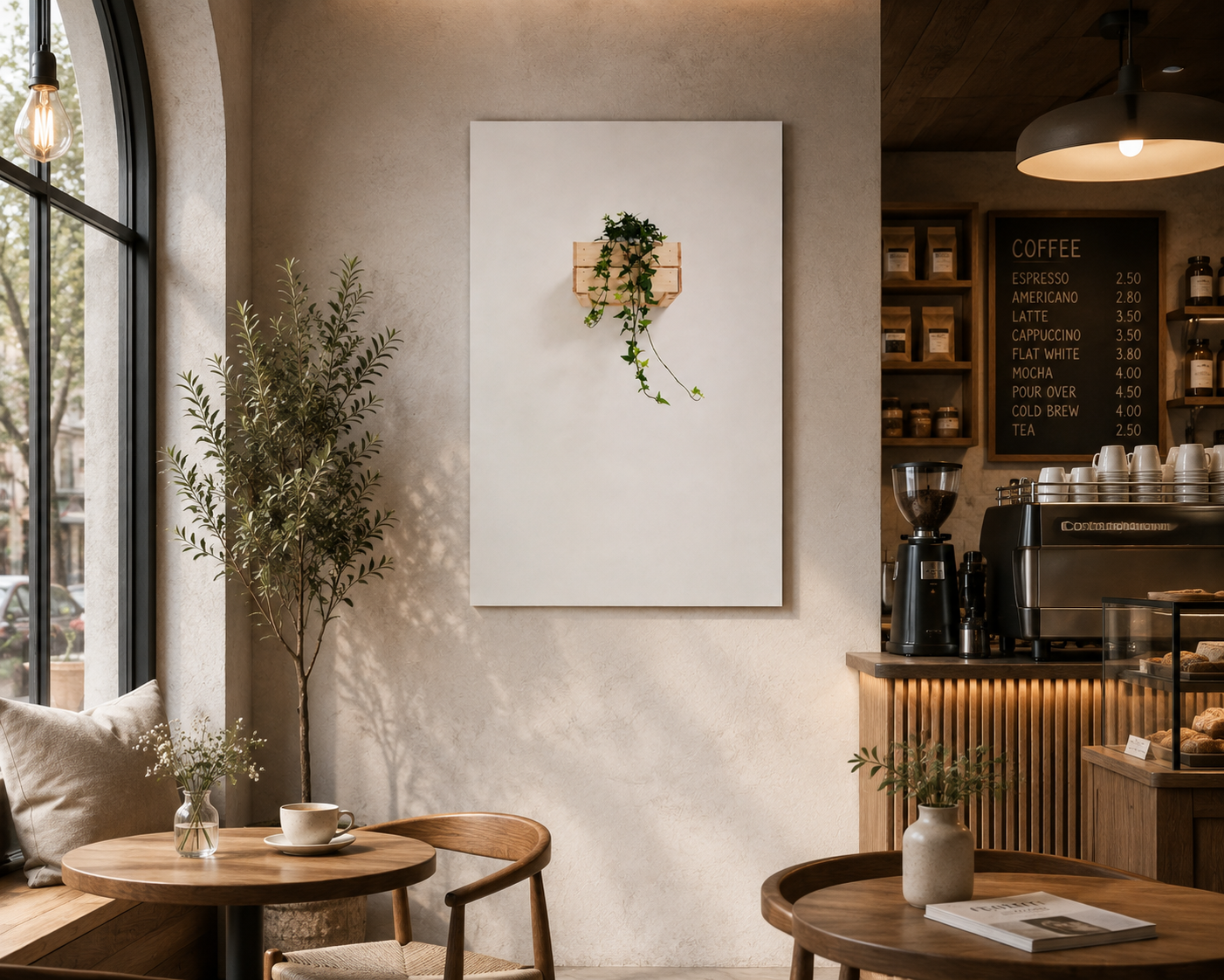 Botanical Serenity — Minimalist Botanical Wall Art