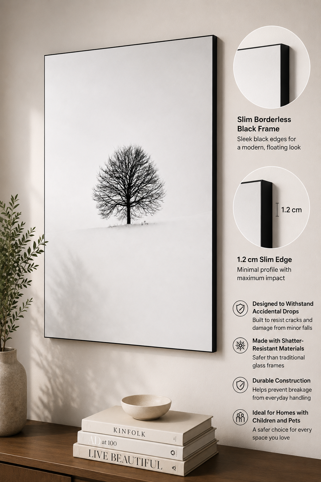 Solitary Tree — Minimalist Nature Wall Art