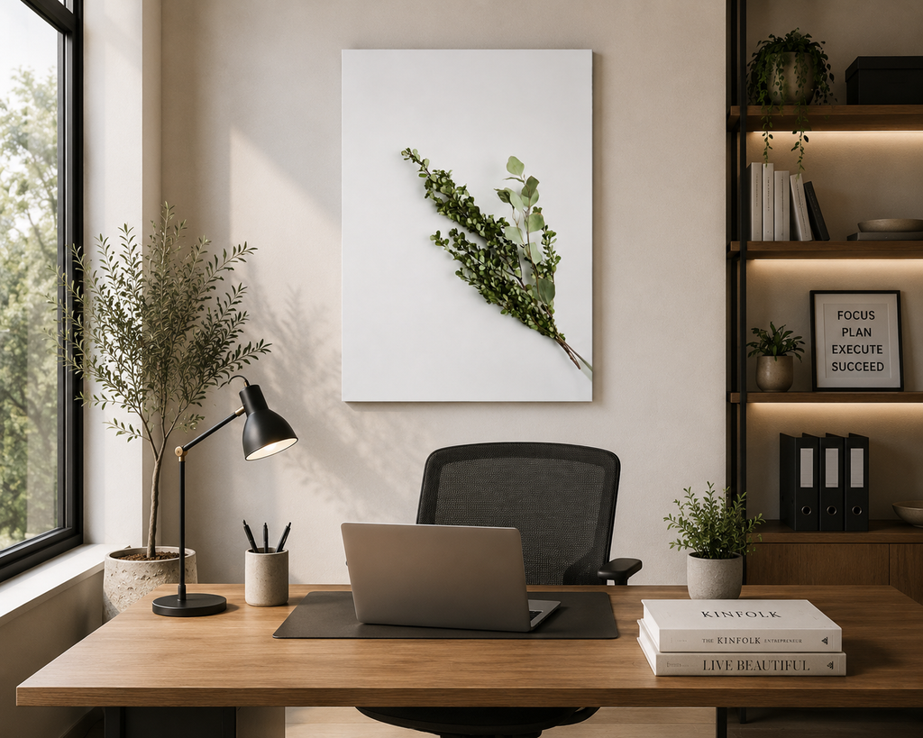 Botanical Breeze — Minimalist Botanical Wall Art