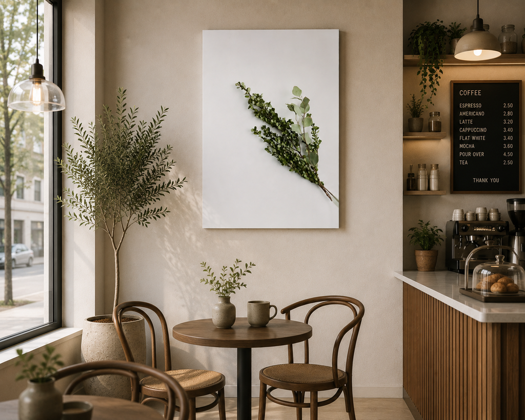 Botanical Breeze — Minimalist Botanical Wall Art
