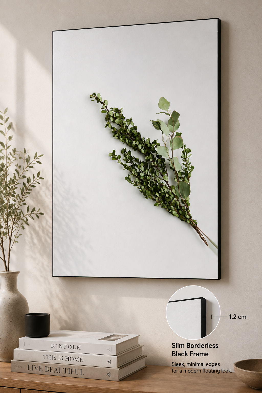 Botanical Breeze — Minimalist Botanical Wall Art